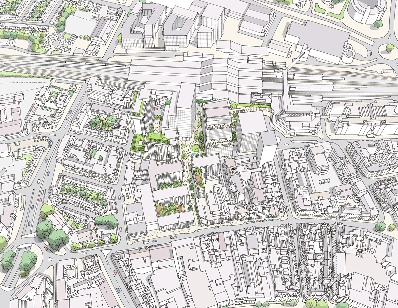 Station Hill, Reading - Lincoln MGT with CallisonRTKL