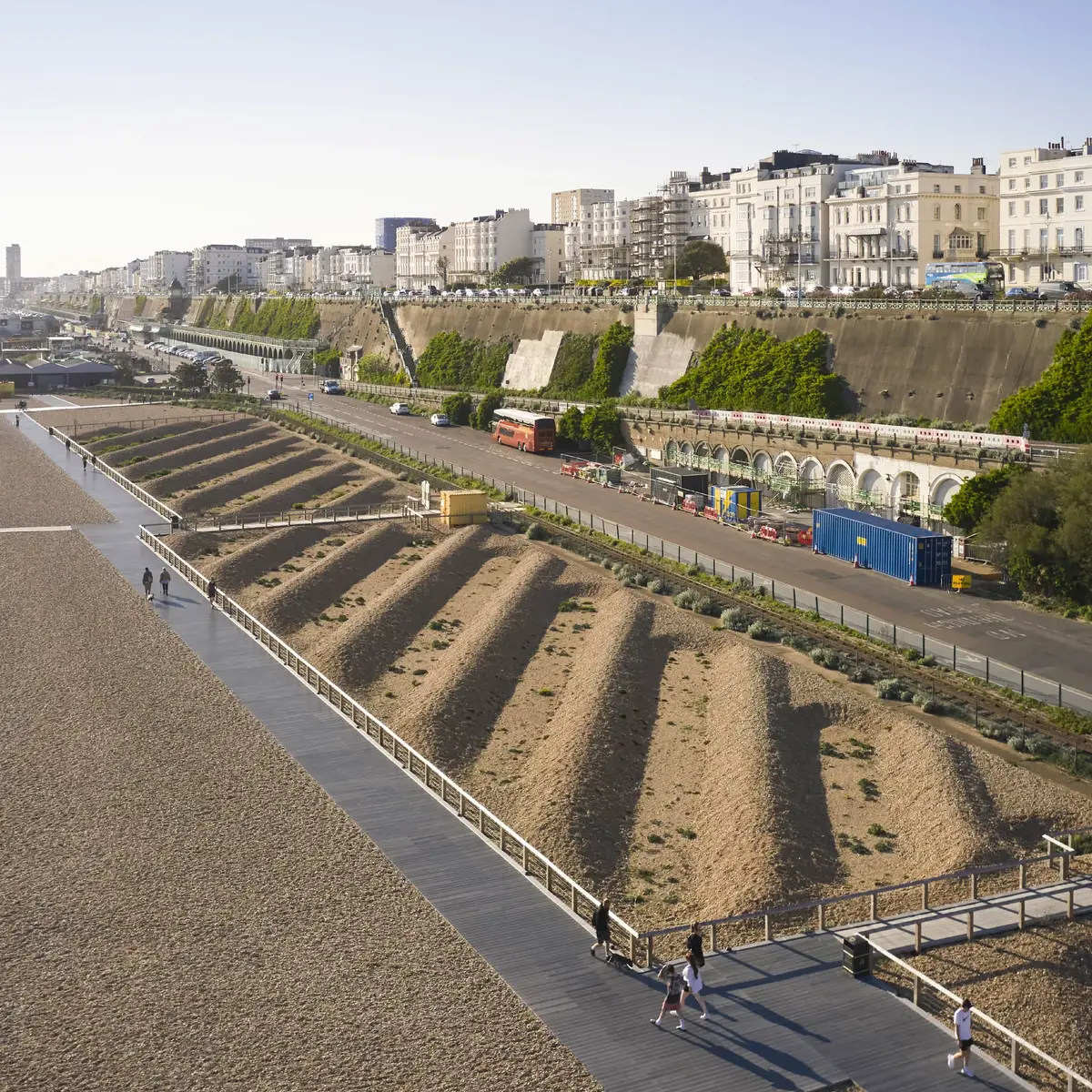 Black Rock Brighton Seafront, Brighton for Brighton & Hove City Council with LUC, Rose, Mott Macdonald, Marloes Conservation, Kew Gardens and Landbuild Ltd
