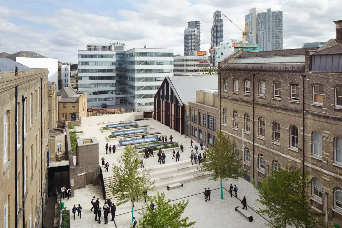 Central Foundation Boys' School, London Borough of Islington for Central Foundation Boys' School with Hawkins\Brown, BDP and Gardiner & Theobald