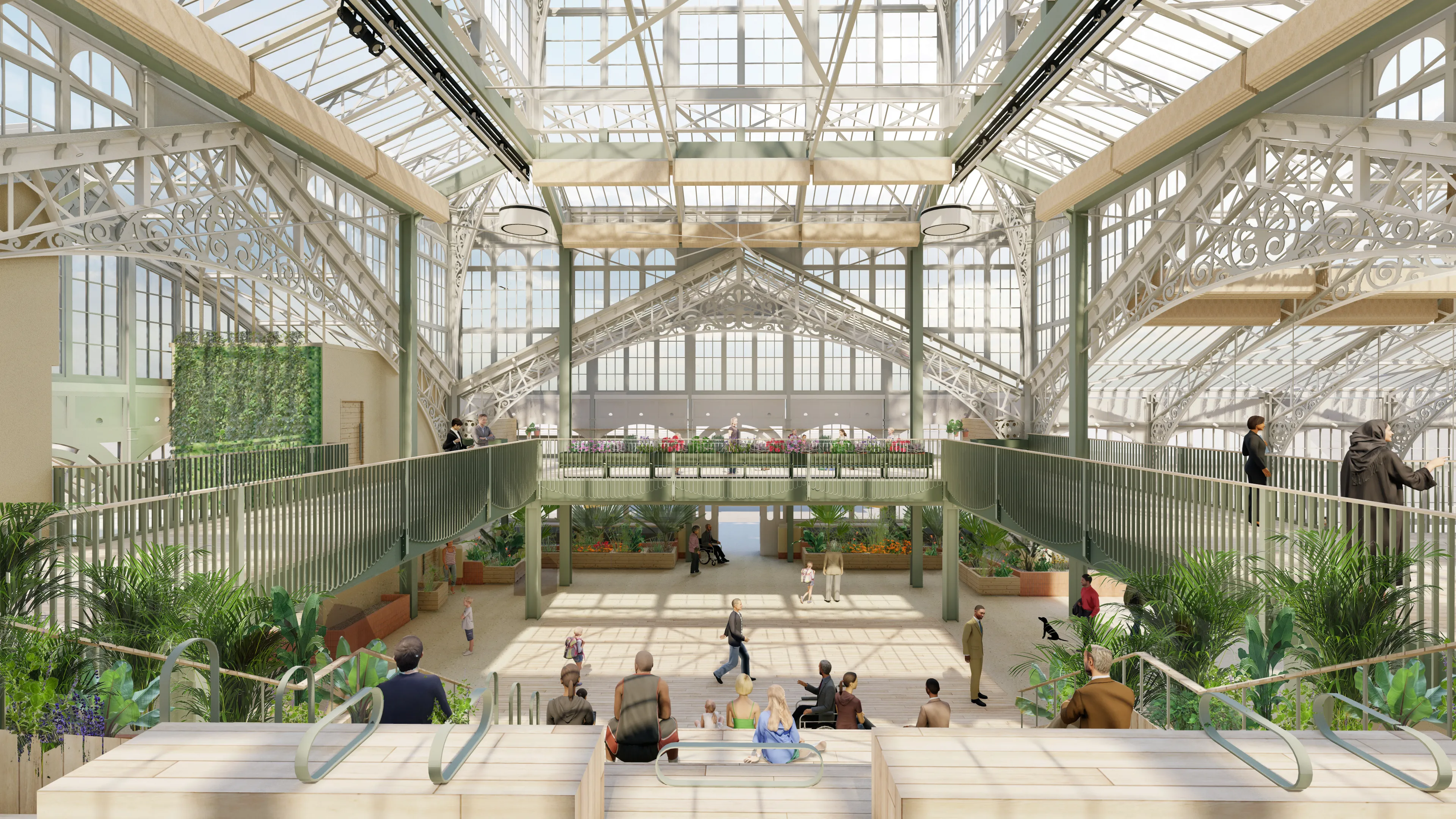 Great Yarmouth Winter Gardens, Great Yarmouth for Great Yarmouth Borough Council with Burrell Foley Fischer, DCA Consultants, The Morton Partnership, Buro Happold, and Coe Design Landscape Architecture