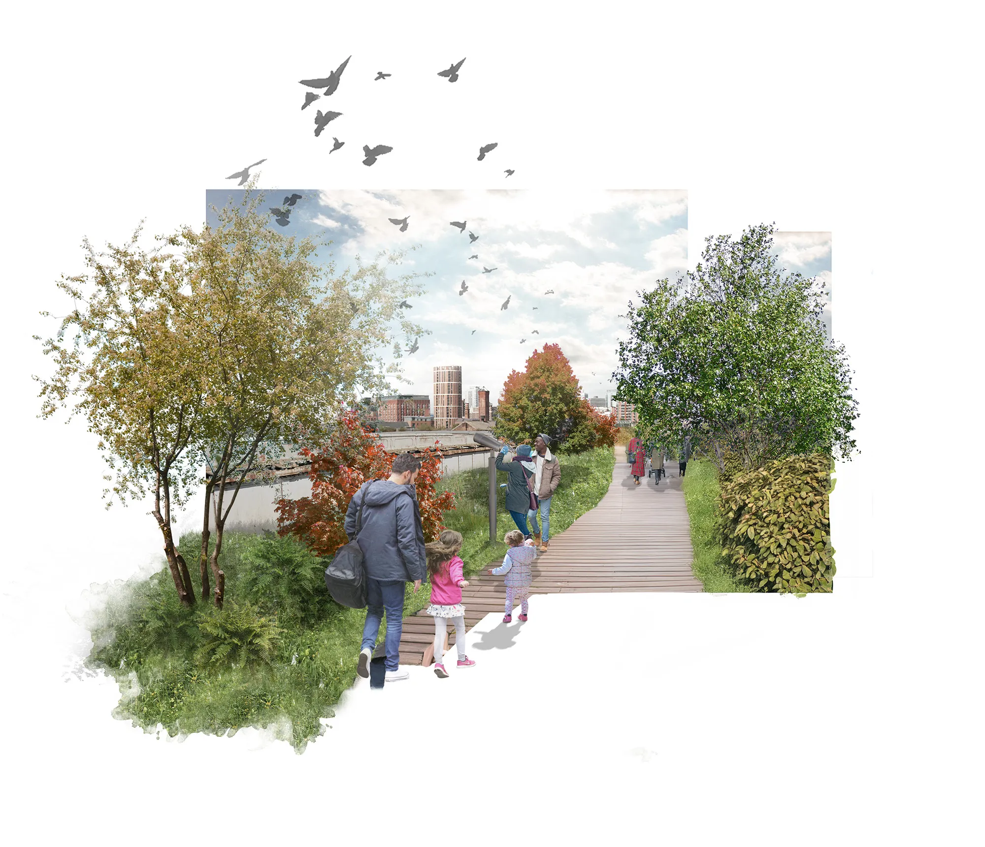 Holbeck Viaduct Project, Leeds for Holbeck Viaduct Project CIC and CEG/RPG with Urban Wilderness, Edward Architects, Buro Happold, Network Rail, Railway Heritage Trust and McLaren Group