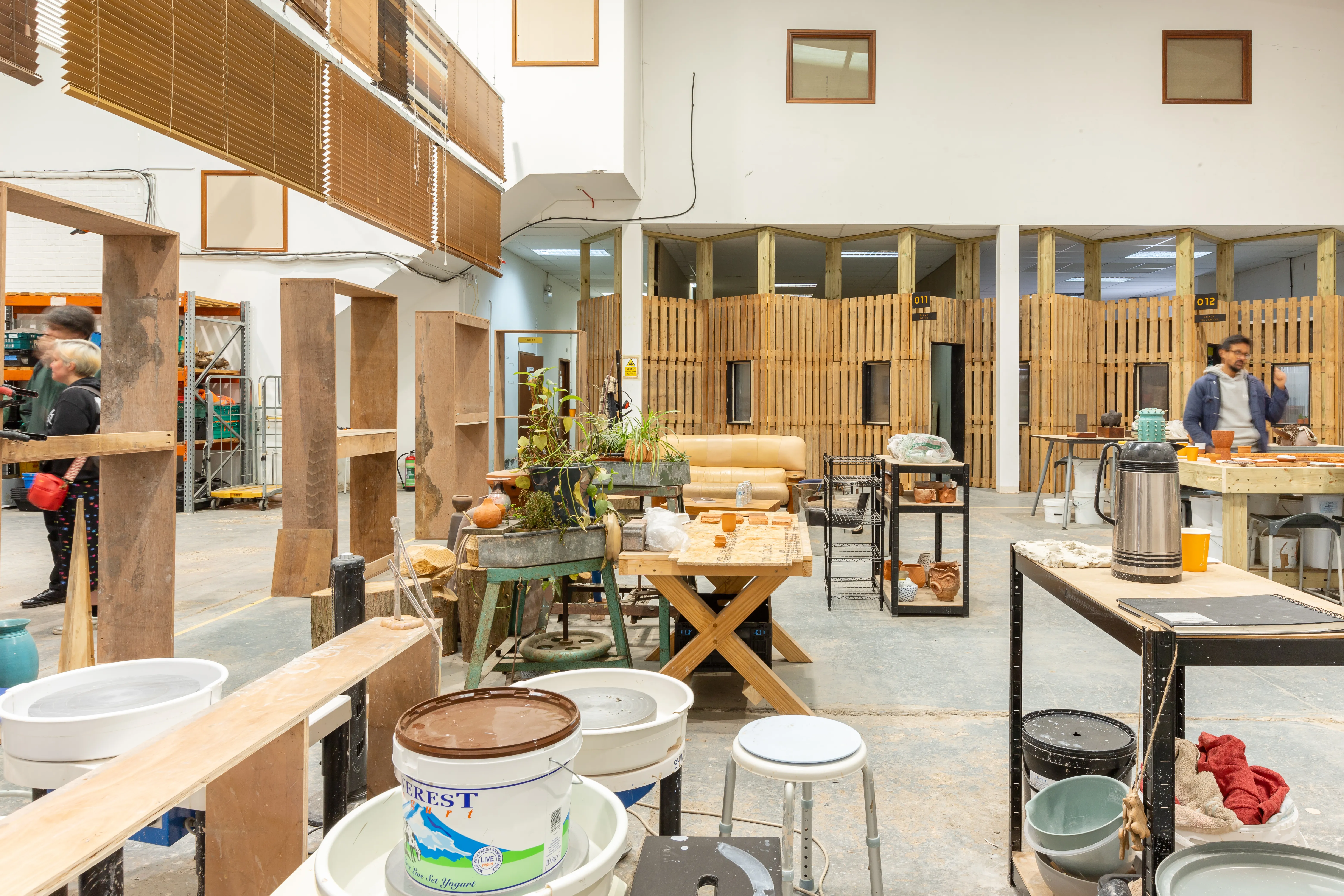 Minerva Works Circular Economy Hub, Greater London for Old Oak Park Royal Development Corporation with Republic of Park Royal, Recollective, Absolute Beginners, Rescued Clay and Grace McCarthy