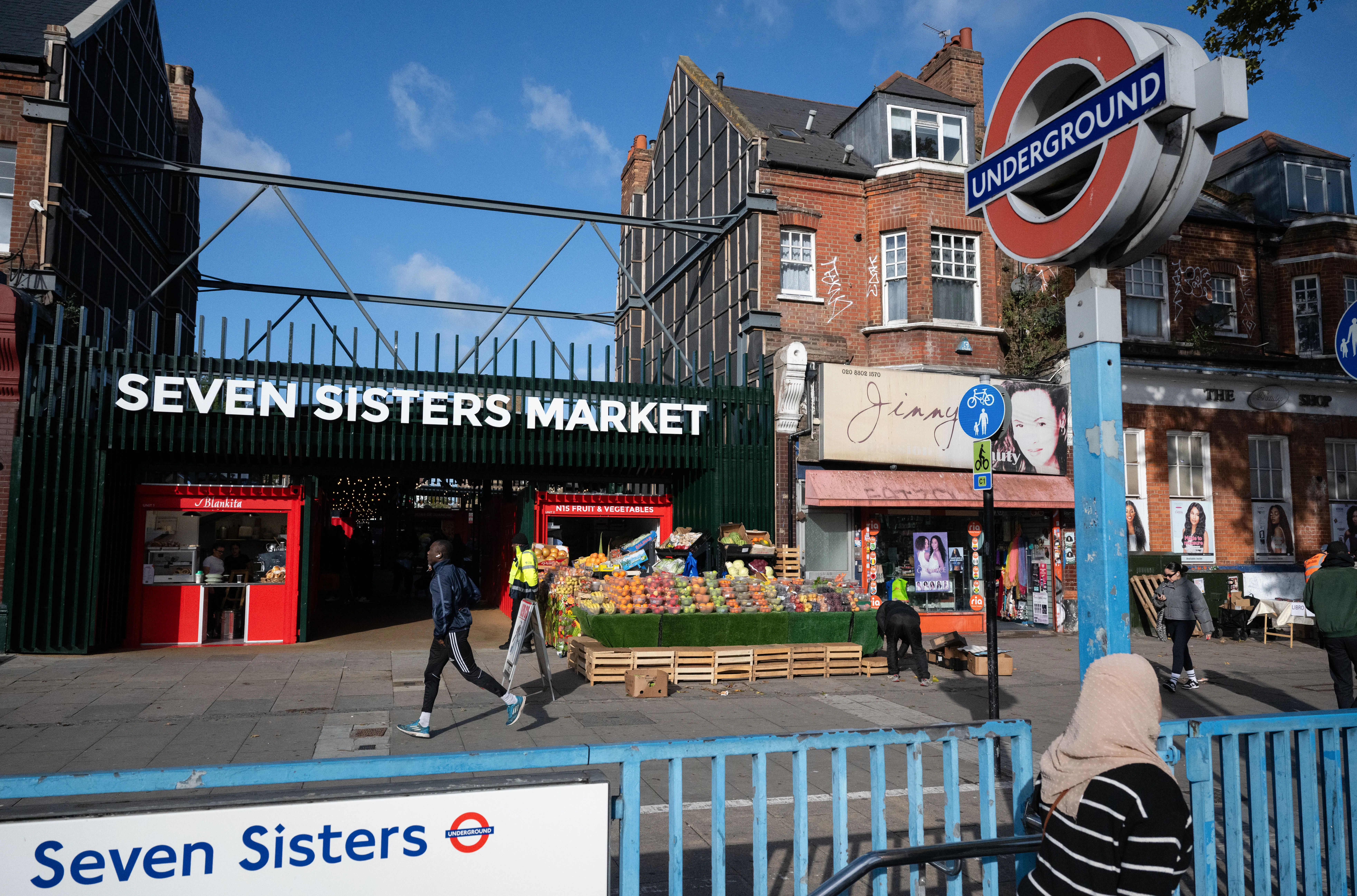 Seven Sisters Temporary Market, London Borough of Haringey for Places for London with Places for London in-house architects, Etec Group construction