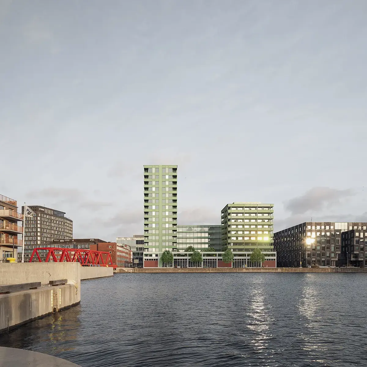 Trollh&auml;ttan 6, Malm&ouml;, Sweden for Skanska Fastigheter, Riksbyggen and Malm&ouml; Stad with Kjellander Sj&ouml;berg, F&ouml;rstberg Ling, We Made That, Ramboll