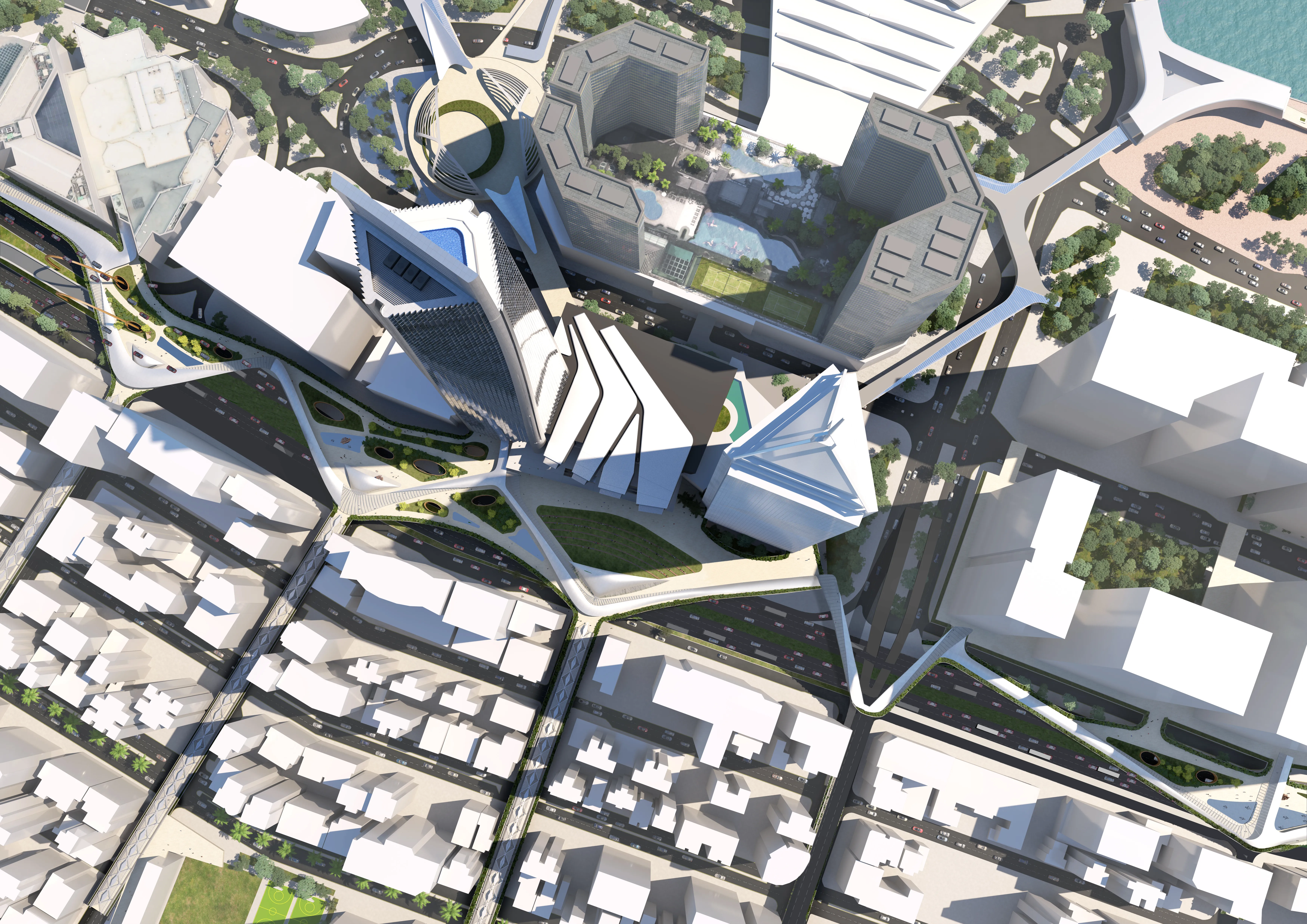 Wan Chai Connect, Wan Chai, Hong Kong for Public-Private partnership with DCMSTUDIOS Architects, urban designers Hong Kong and Buro Happold